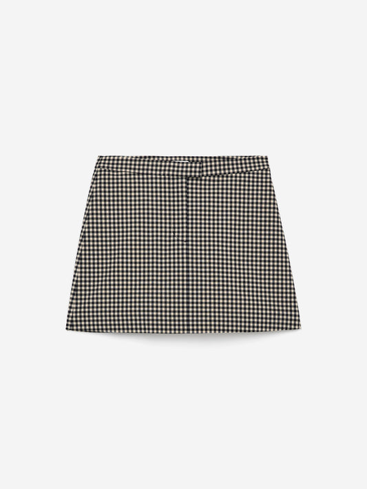 Mini Gingham Skirt