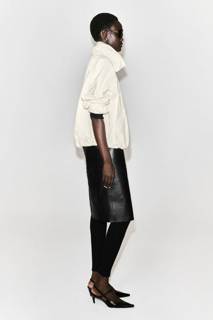 Nylon Funnle-Neck Jacket
