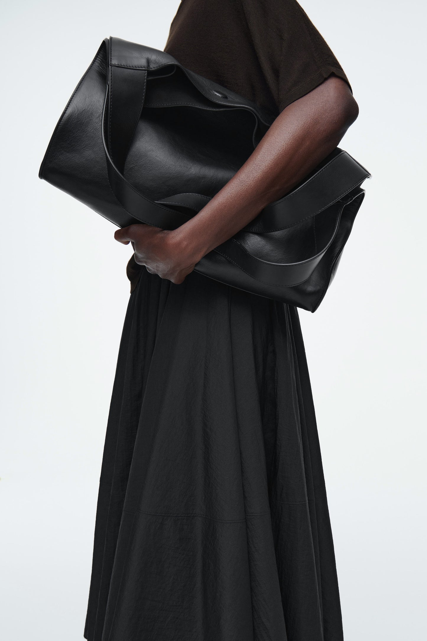 Circle-Cut Midi Skirt