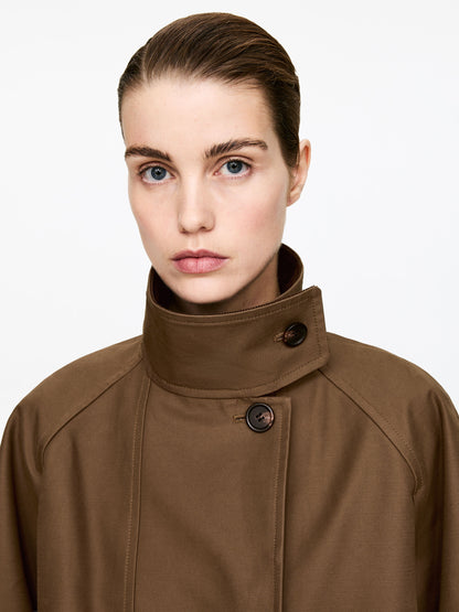 Corduroy-Collar Jacket