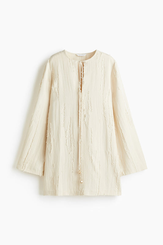 Jacquard-weave dress