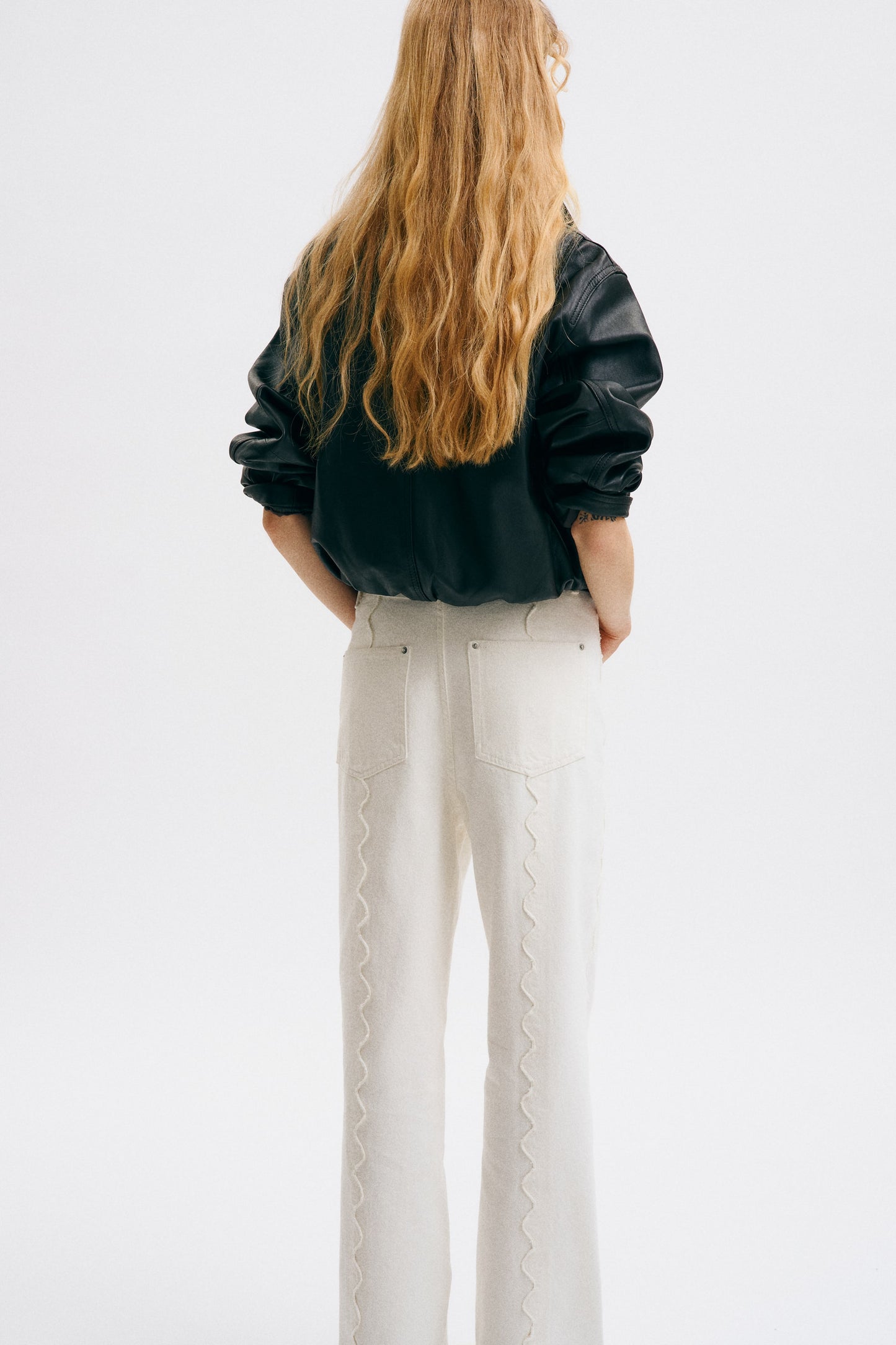 Flared Regular Waist Jeans