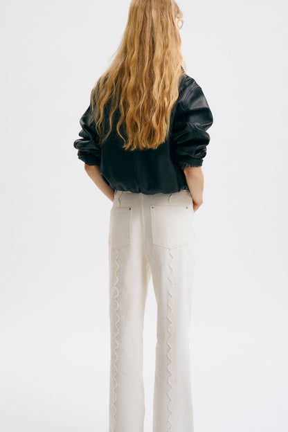 Flared Regular Waist Jeans
