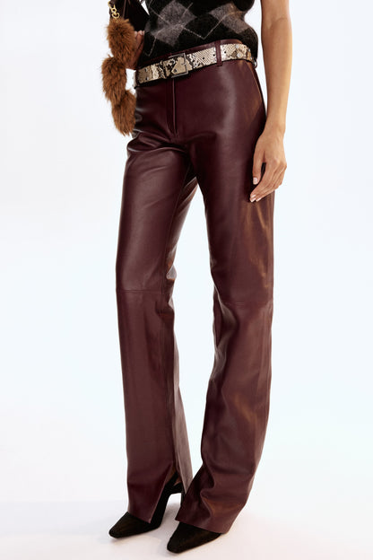 Leather trousers