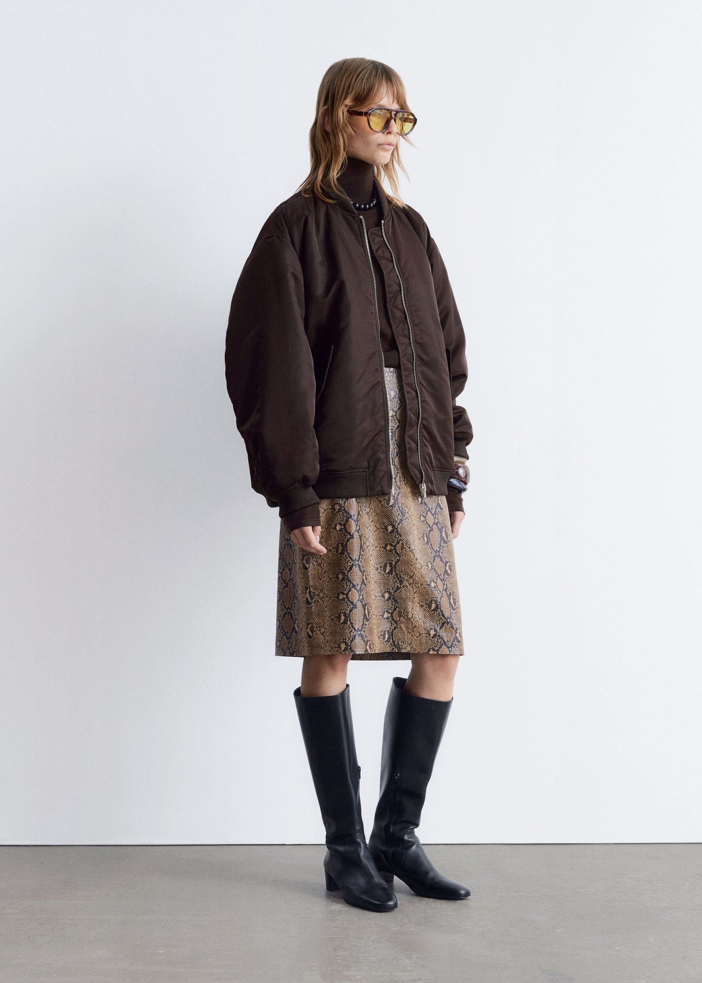 Long Bomber Jacket