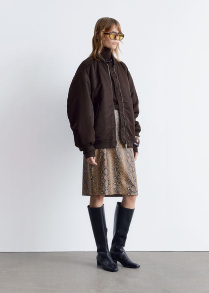 Long Bomber Jacket
