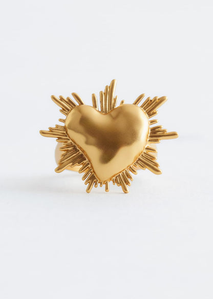 Chunky Heart Ring