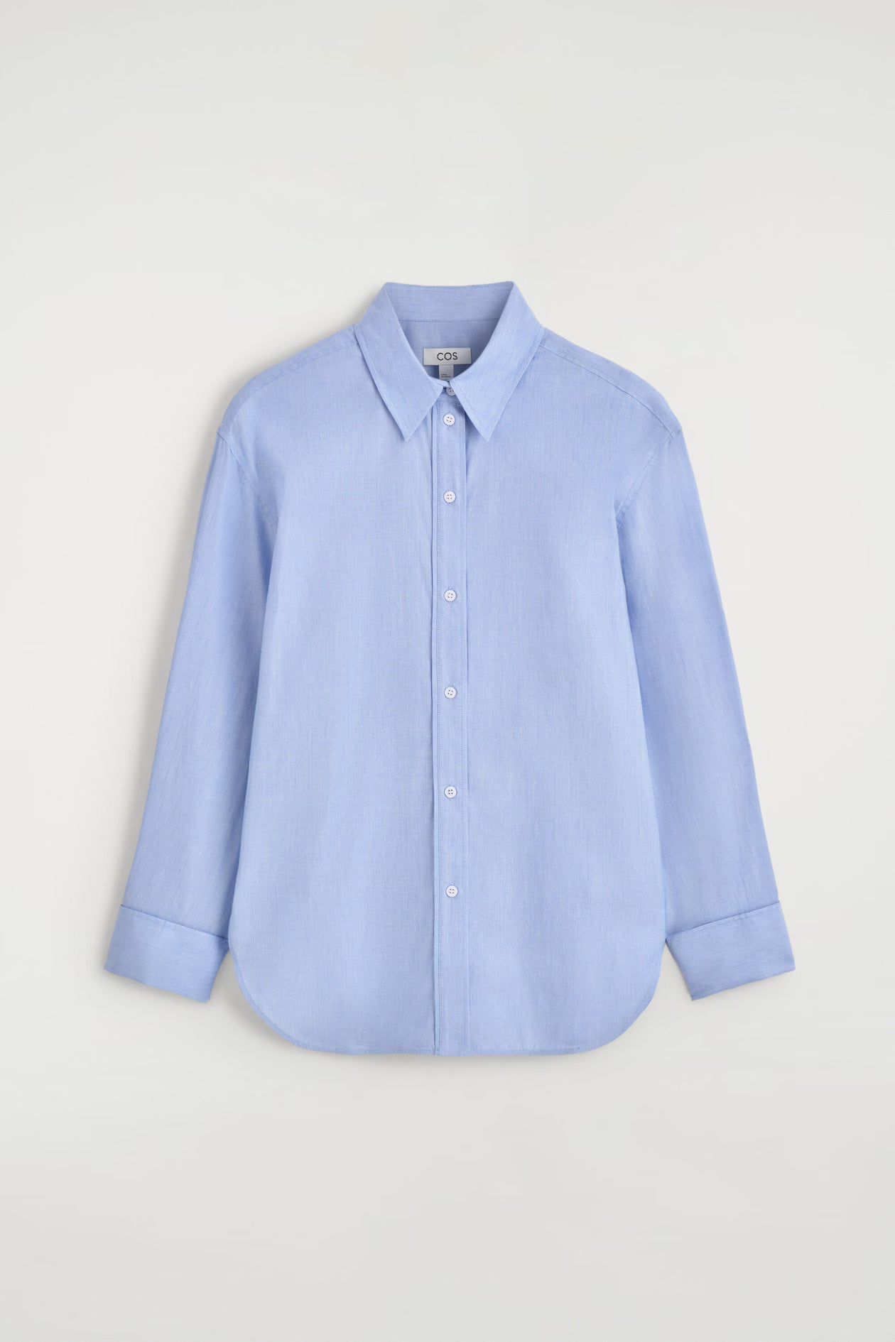 Folded-Cuff Cotton Shirt