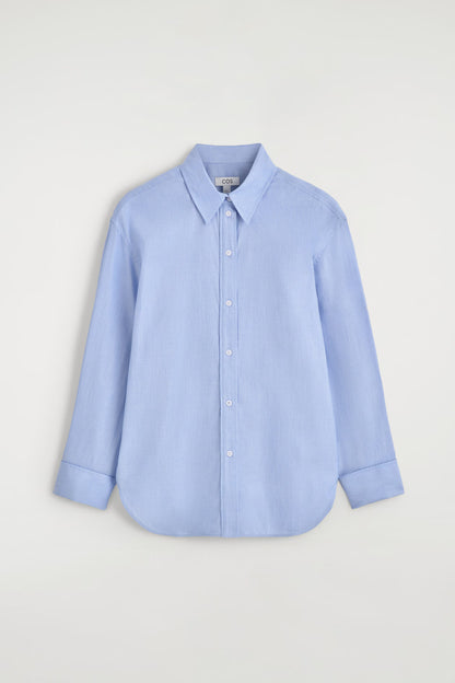 Folded-Cuff Cotton Shirt