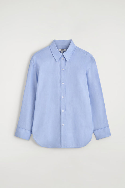 Folded-Cuff Cotton Shirt
