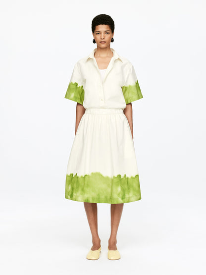 Printed Midi-Skirt