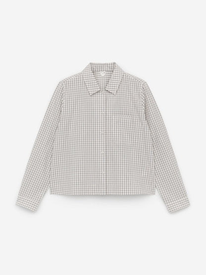 Cropped Cotton Shirt