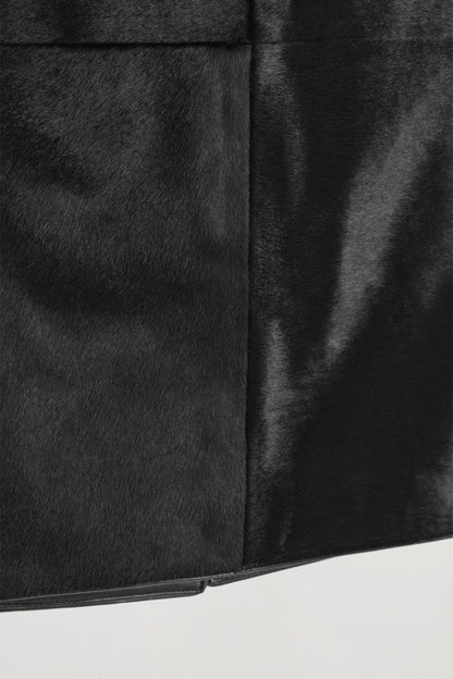 Pony Hair Midi Skirt