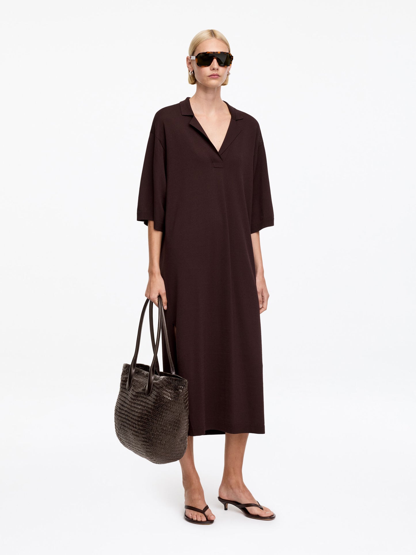 Woven Leather Tote