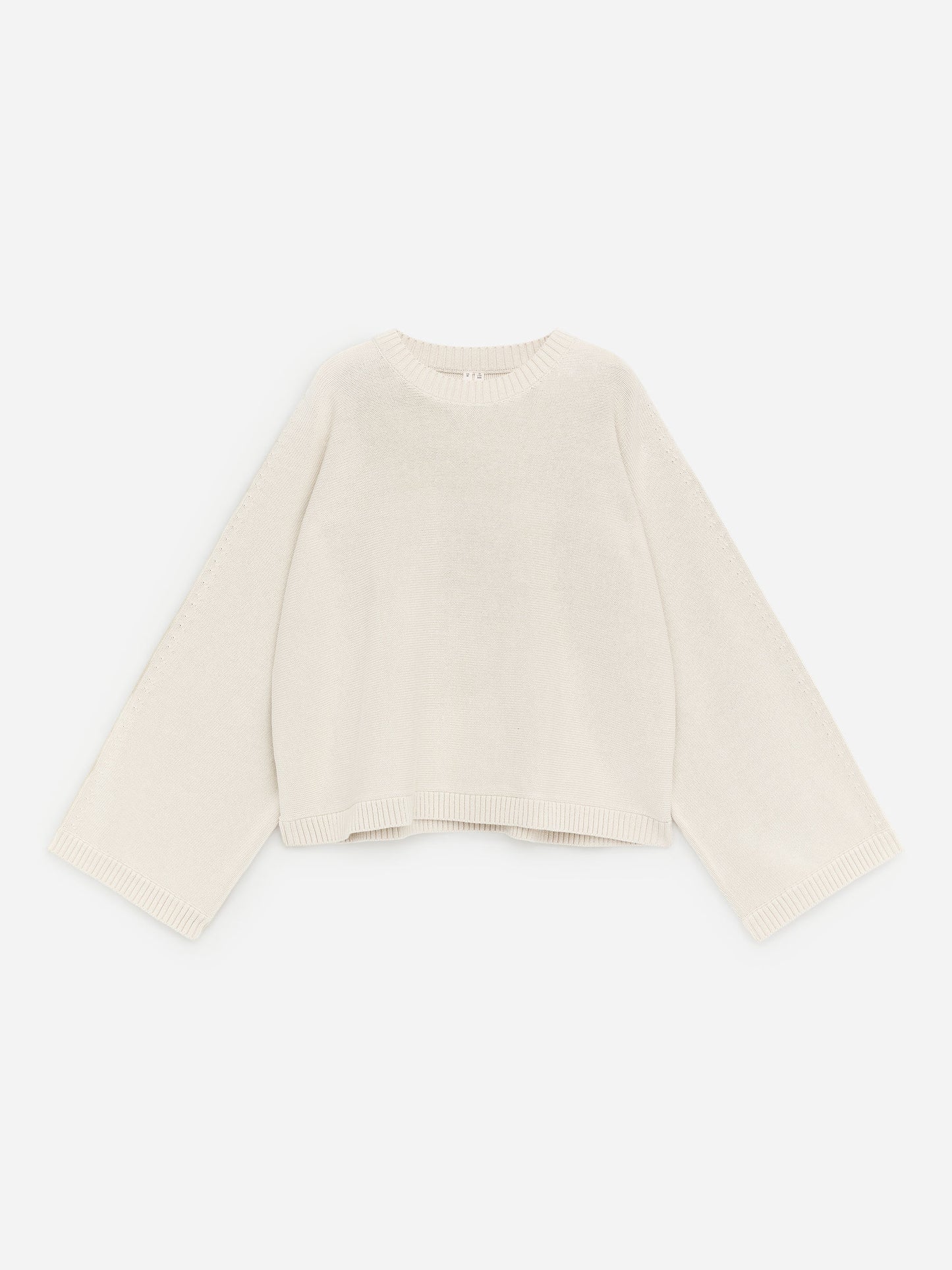 Cut-Out Cotton Jumper