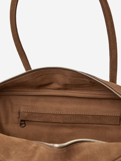 Suede Bowling Bag