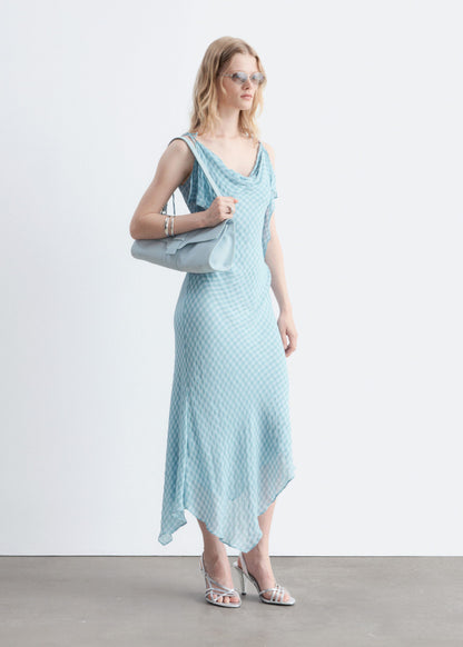 Draped Midi Dress