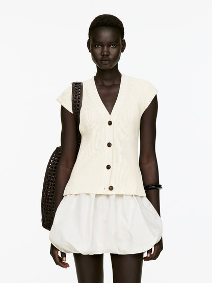 Knitted Sleeveless Top