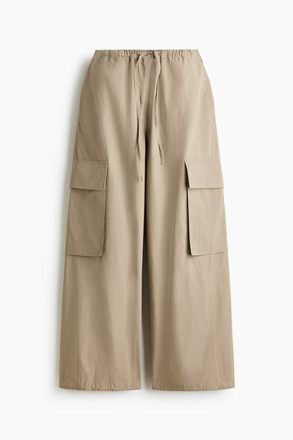 Cotton cargo trousers