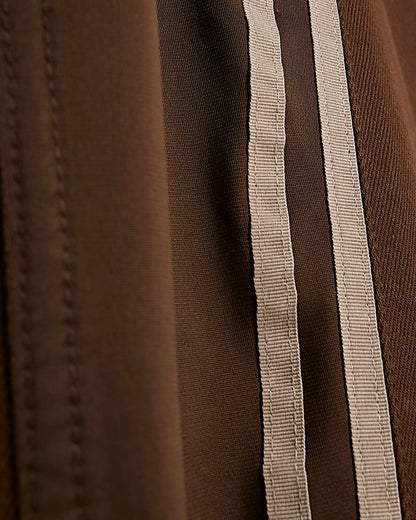 Brown Relaxed Straight Leg Hybrid Jeans