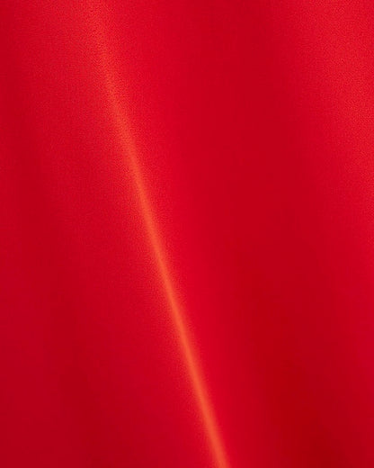 Red Satin Maxi Skirt