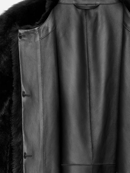 Pony Hair-Effect Coat