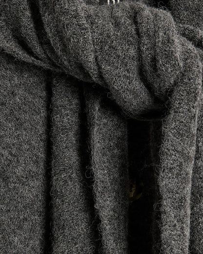 RI Studio Grey Scarf Alpaca Blend Cardigan