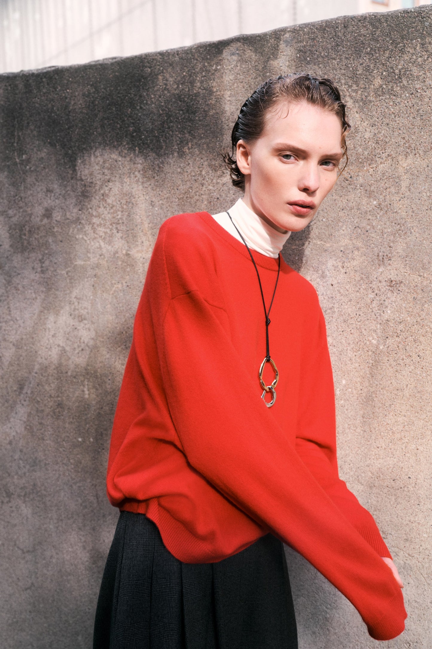 Fine-knit cashmere jumper