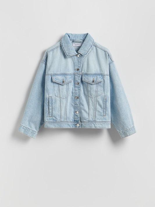 Denim blazer