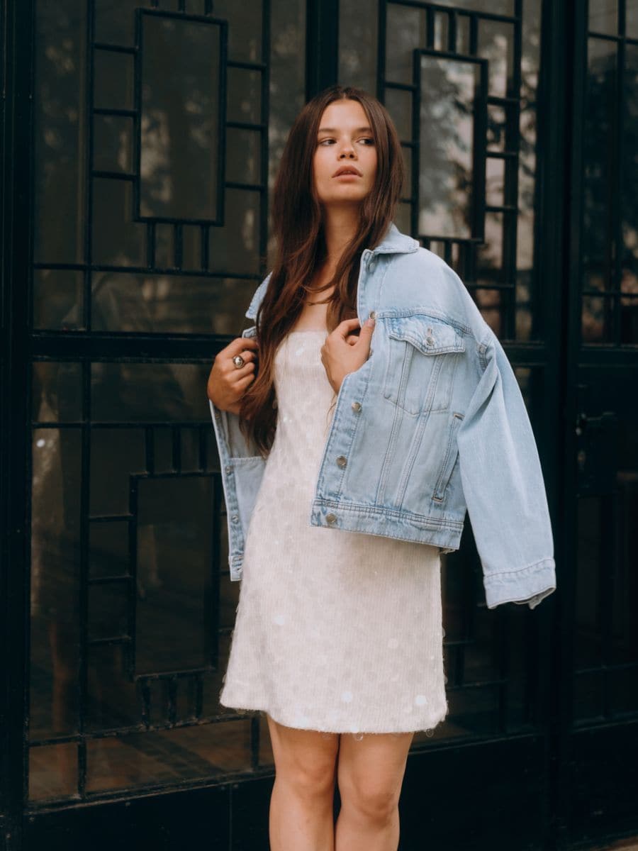 Denim blazer