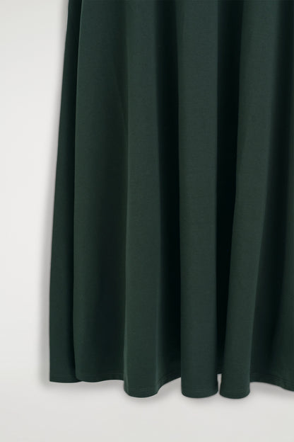 Sculptural cotton-jersey midi dress