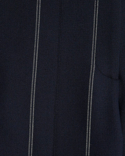 RI Studio Navy Slim leg Stripe Trousers