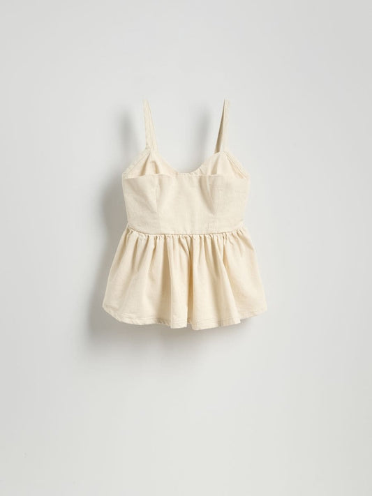 Top with overskirt