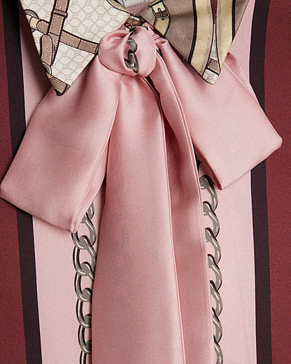Pink Abstract Print Shirt