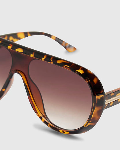 Tortoiseshell Aviator Sunglasses