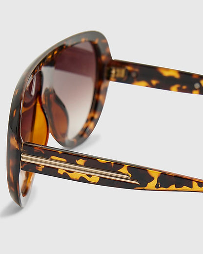 Tortoiseshell Aviator Sunglasses