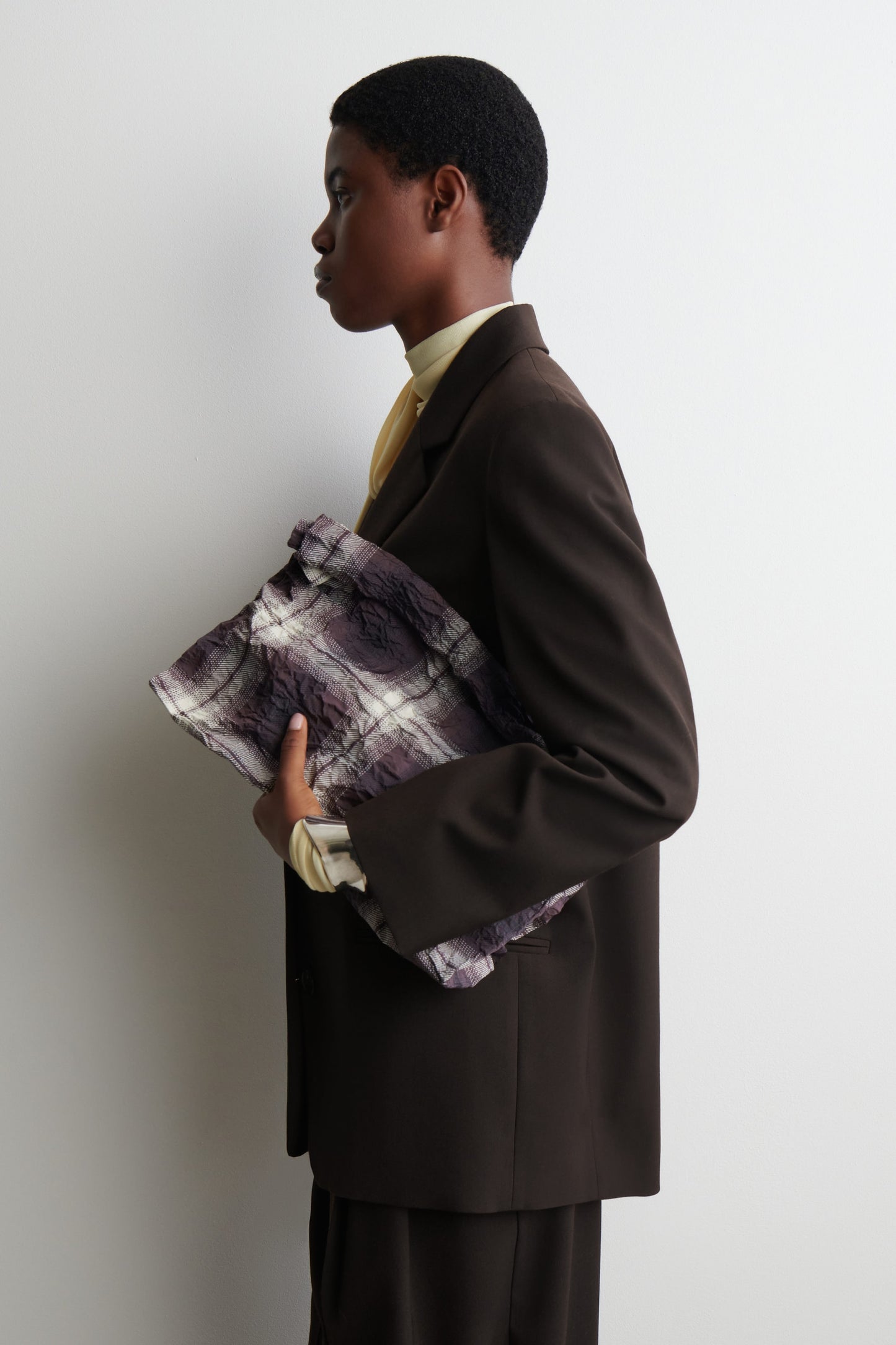 Folded Oversized Clutch Bag