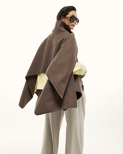 Brown Scarf Cape