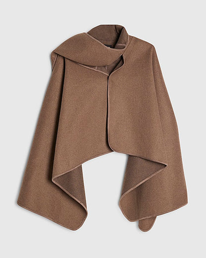 Brown Scarf Cape