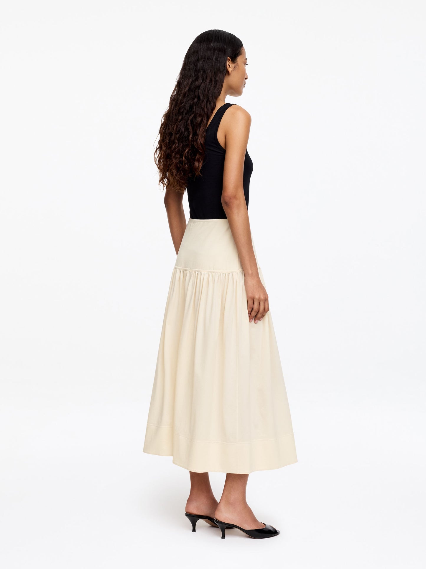 A-Line Midi Skirt