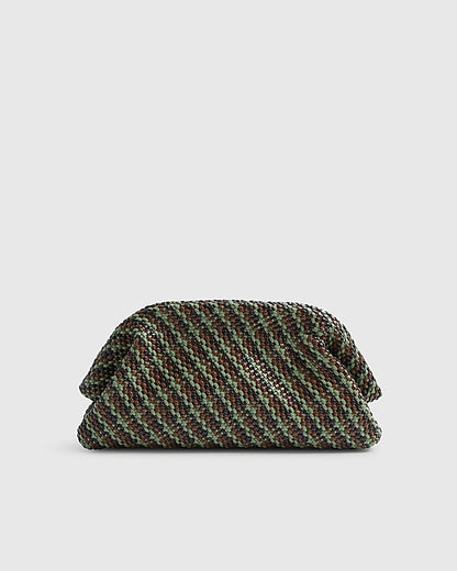 Brown RI Studio Weave Oversized Clutch Bag