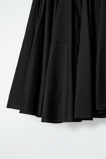 Circle-Cut Midi Skirt