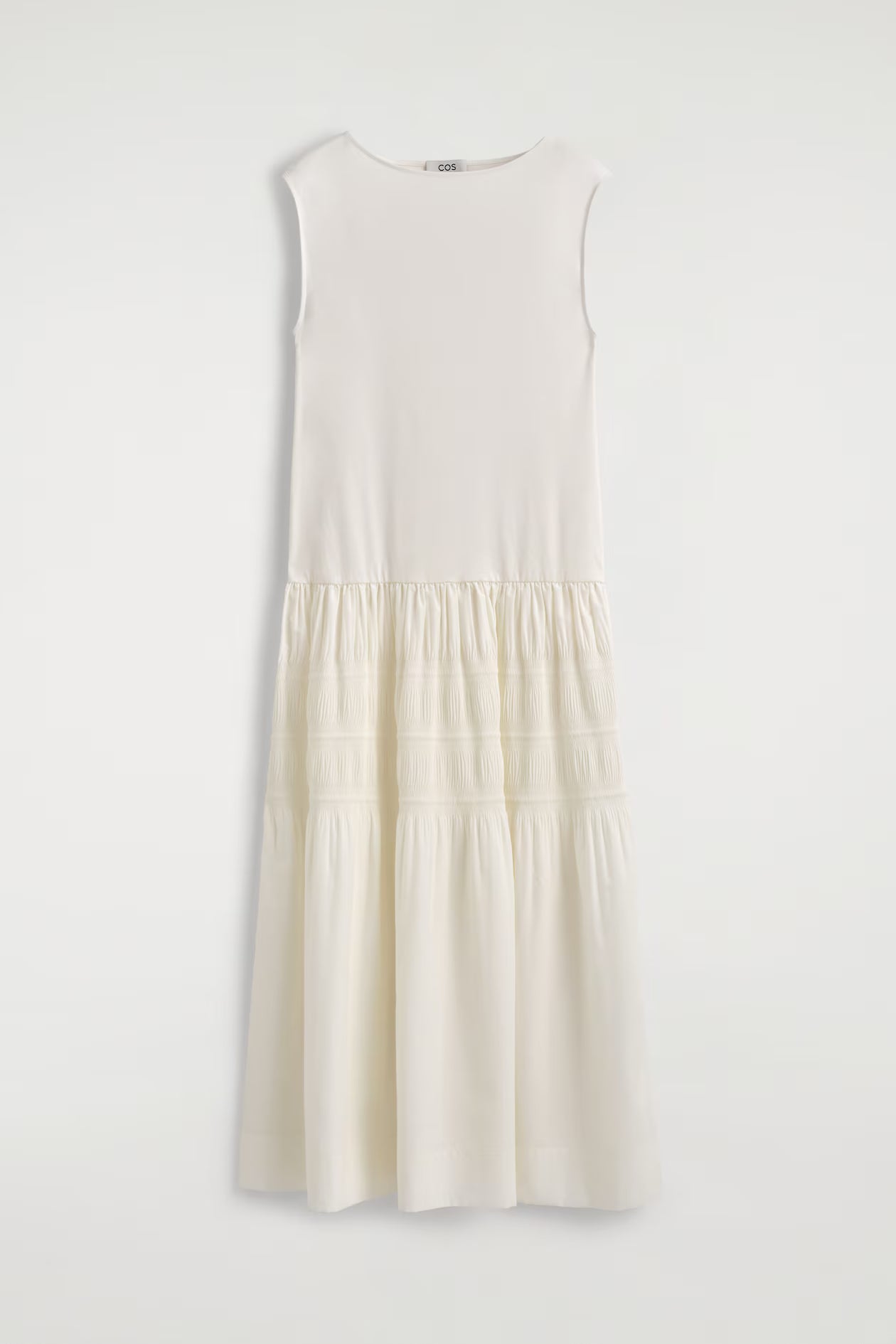 Tiered Gathered Midi Dress
