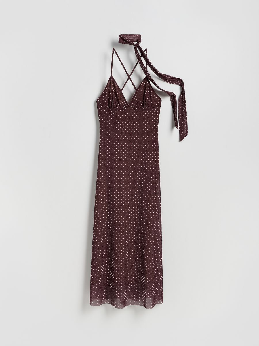 Dress with scarf