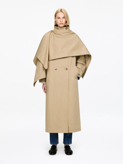 Scarf Trench Coat