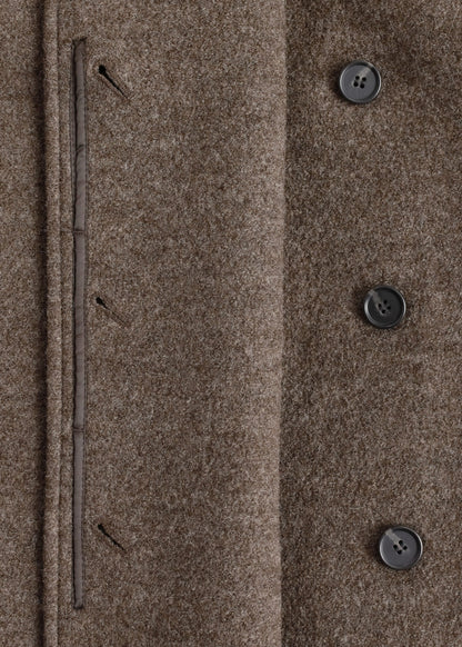 Voluminous Belted Wool Coat