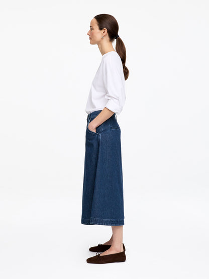 Denim Culotte Trousers