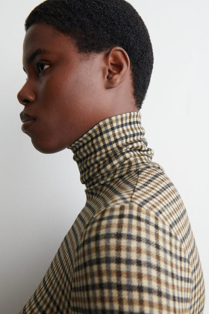 Merino Wool High-Neck Top