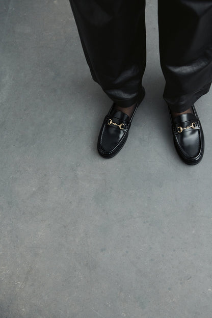 Faux Leather Loafers