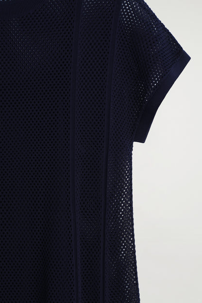 Pointelle-Knit Cotton Maxi Dress